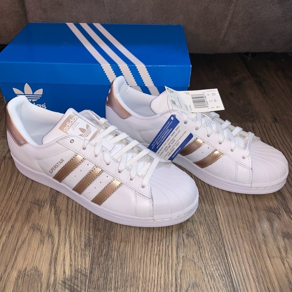 adidas Shoes - Adidas superstar metallic white shoes sneaker